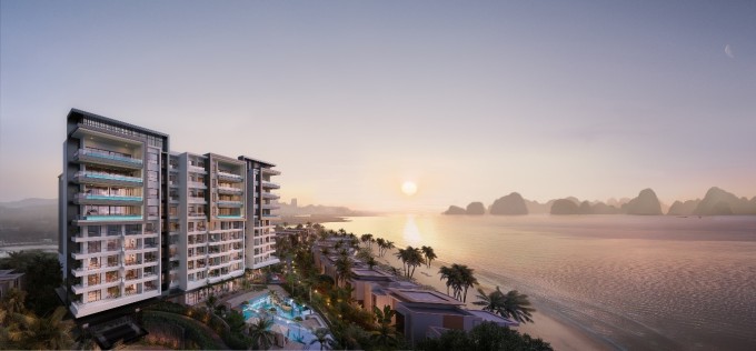 InterContinental Halong Bay Resorts & Residences sở hữu tầm nhìn trực vịnh. Ảnh: BIM Land
