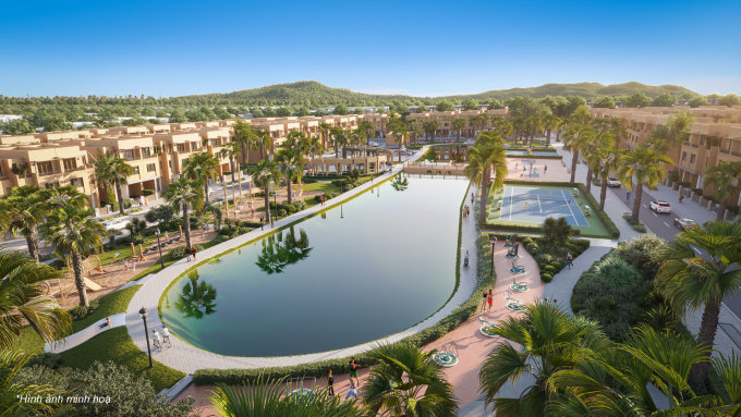 Phối cảnh tiểu khu Ma Rốc ở Sông Town - CaraWorld.