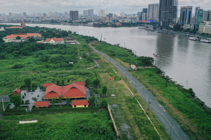 Khu đô thị mới Thủ Thiêm, bên sông Sài Gỏn, tháng 9/2023. Ảnh: Quỳnh Trần
