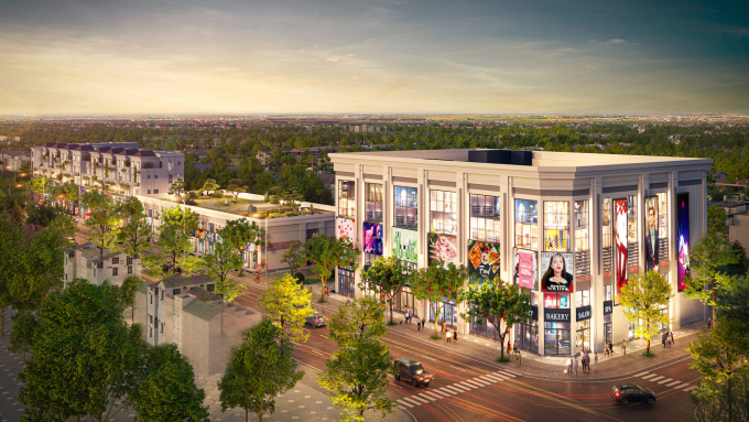Phối cảnh shophouse dự án Square City. Ảnh: Fecon Invest