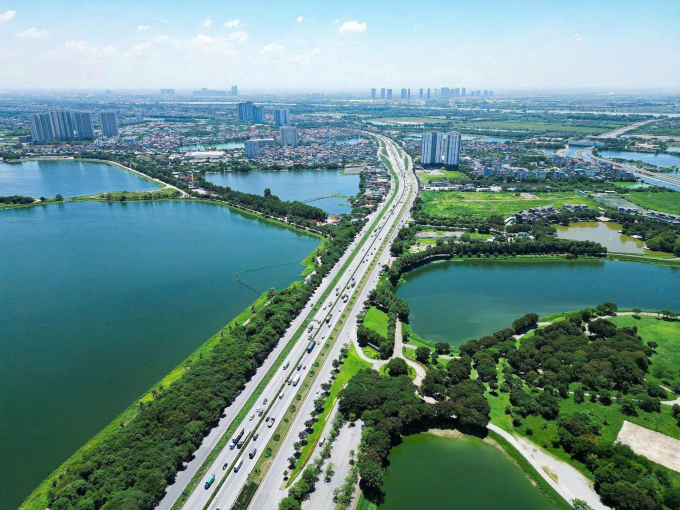 Hạ tầng khu phía Nam Hà Nội. Ảnh: Phương Hồng