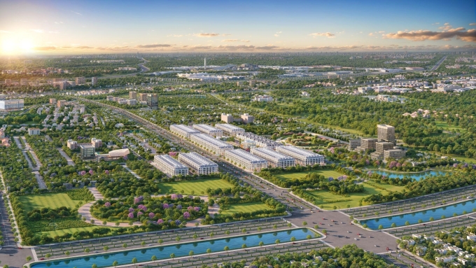 Phối cảnh dự án Phố Hiến City tại Khoái Châu, Hưng Yên. Ảnh: Công ty Cổ phần Đầu Tư Phát triển Bình Minh Phố Hiến