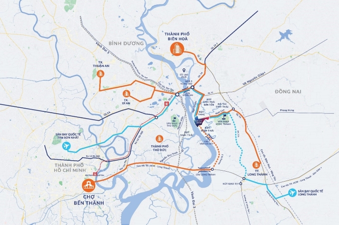 Liên kết vùng thuận tiện từ Izumi City. Ảnh: CĐT