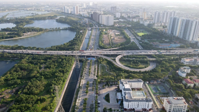 Hệ thống hạ tầng giao thông được quy hoạch bài bản tại khu Nam. Ảnh: nguồn