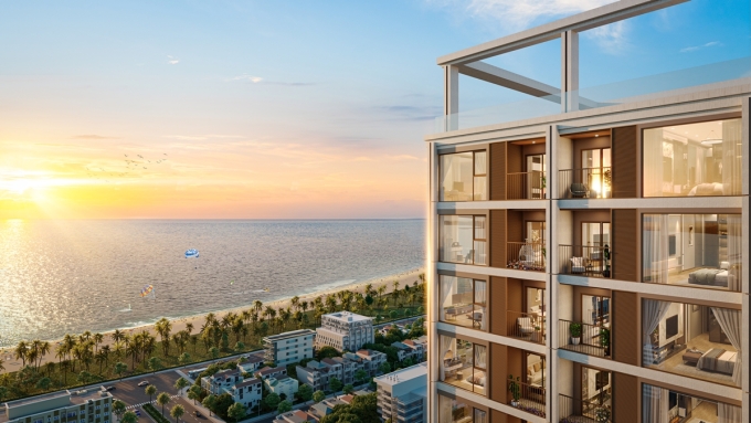 Tầm nhìn của căn hộ Sun Costa Residence. Ảnh phối cảnh minh họa Sun Property