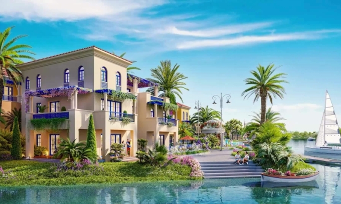 Biệt thự Limassol mang phong cách kiến trúc Địa Trung Hải. Ảnh: CĐT