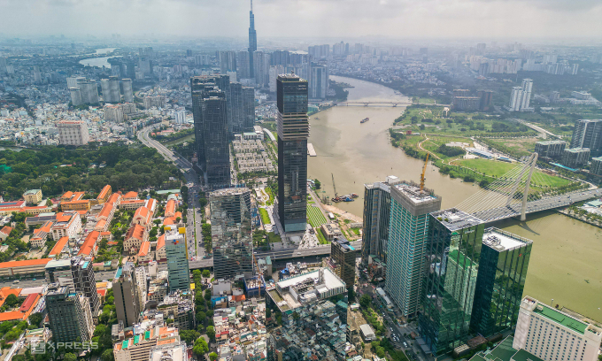 Bất động sản trung tâm TP HCM. Ảnh: Quỳnh Trần