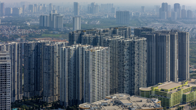 Các khu căn hộ cao cấp phía Tây Hà Nội. Ảnh: Giang Huy