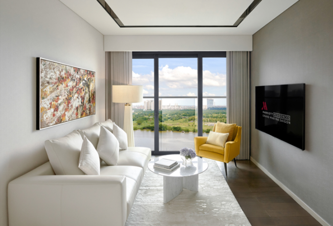 Bên trong căn hộ Marriott Residences Special Edition vừa ra mắt tại tòa Lake, Grand Marina Saigon