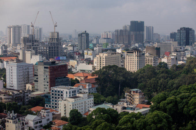 Một góc trung tâm TP HCM tháng 3/2025. Ảnh: Thành Nguyễn