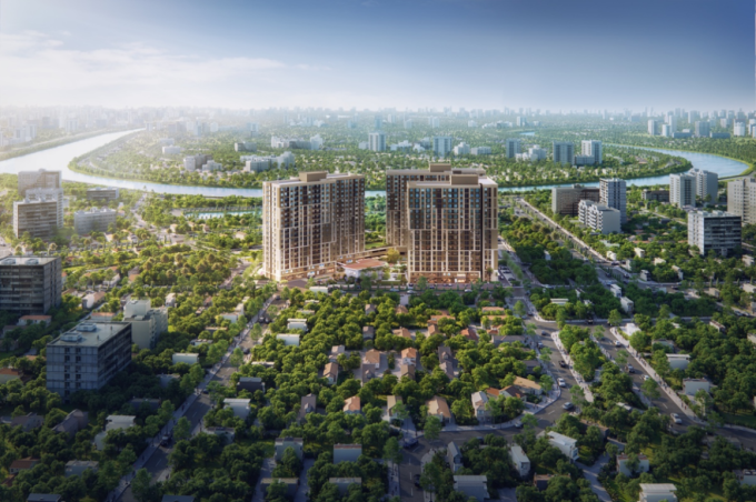Phối cảnh dự án An Zen Residences tại Hải Phòng. Ảnh: Nam Long ADC