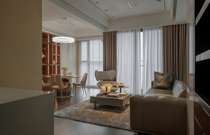 Căn hộ của chị Nguyễn Xuân Khang, cư dân Masteri Waterfront (Ocean Park 1, Hà Nội). Ảnh: NVCC